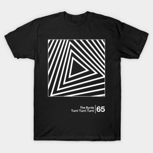 The Byrds / Minimalist Graphic Design Artwork T-Shirt